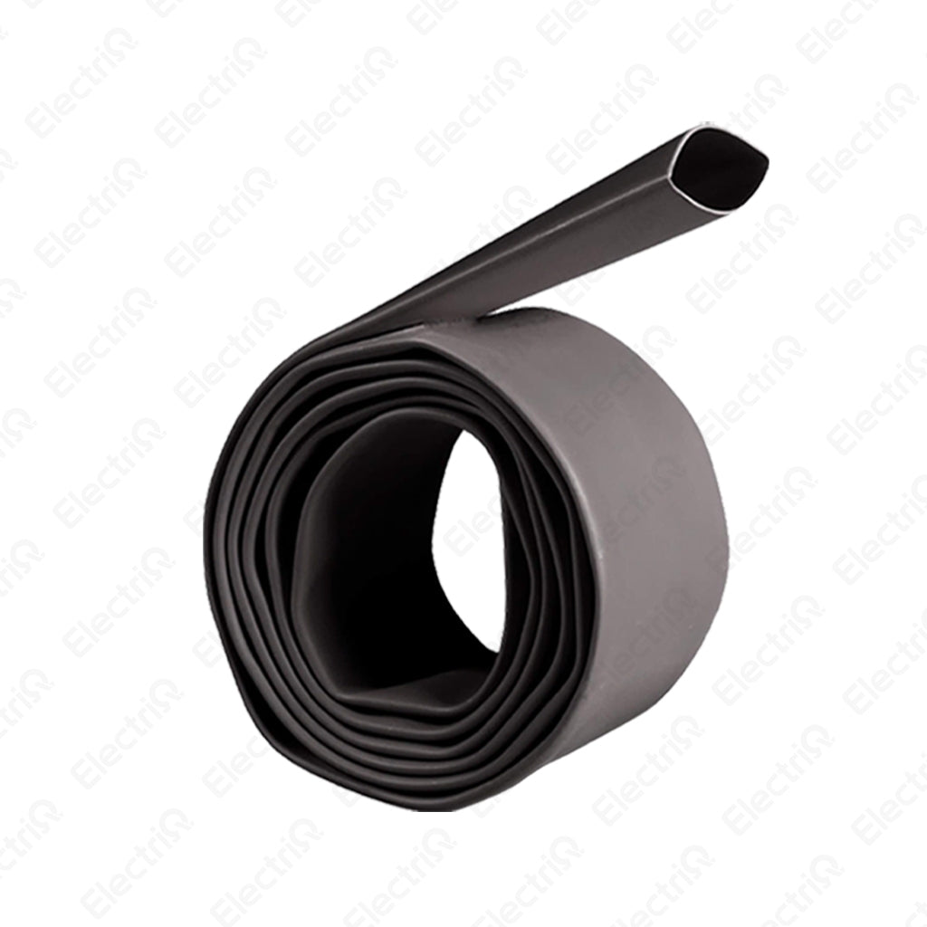 Electriq Heat Shrink Tube Black 1 Meter Cut Per Order 600V 125°C Electrical Insulation Sleeve