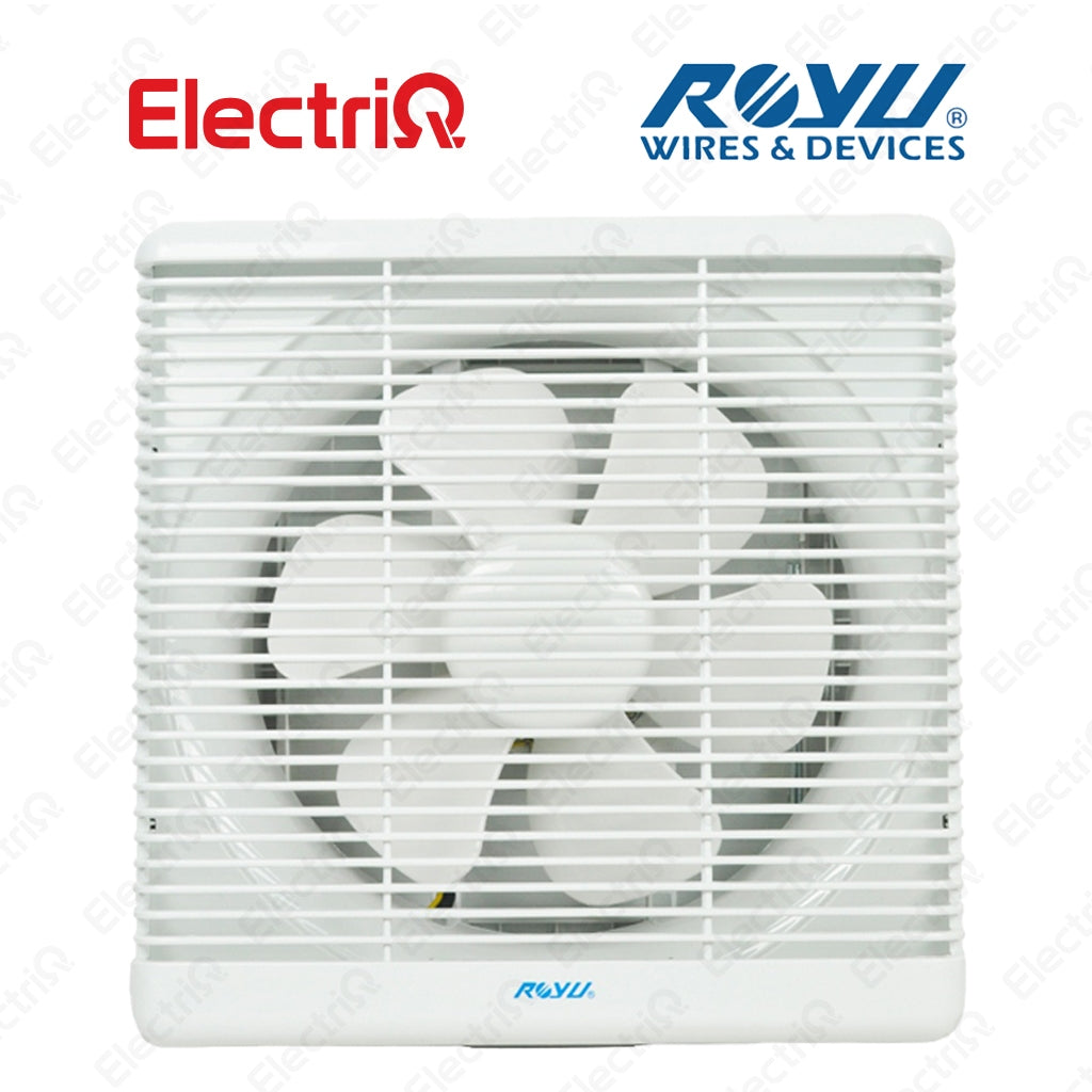 Electriq Royu Wall Mounted Exhaust Fan 8” / 9.5” Blade 12” / 14” Frame 33W