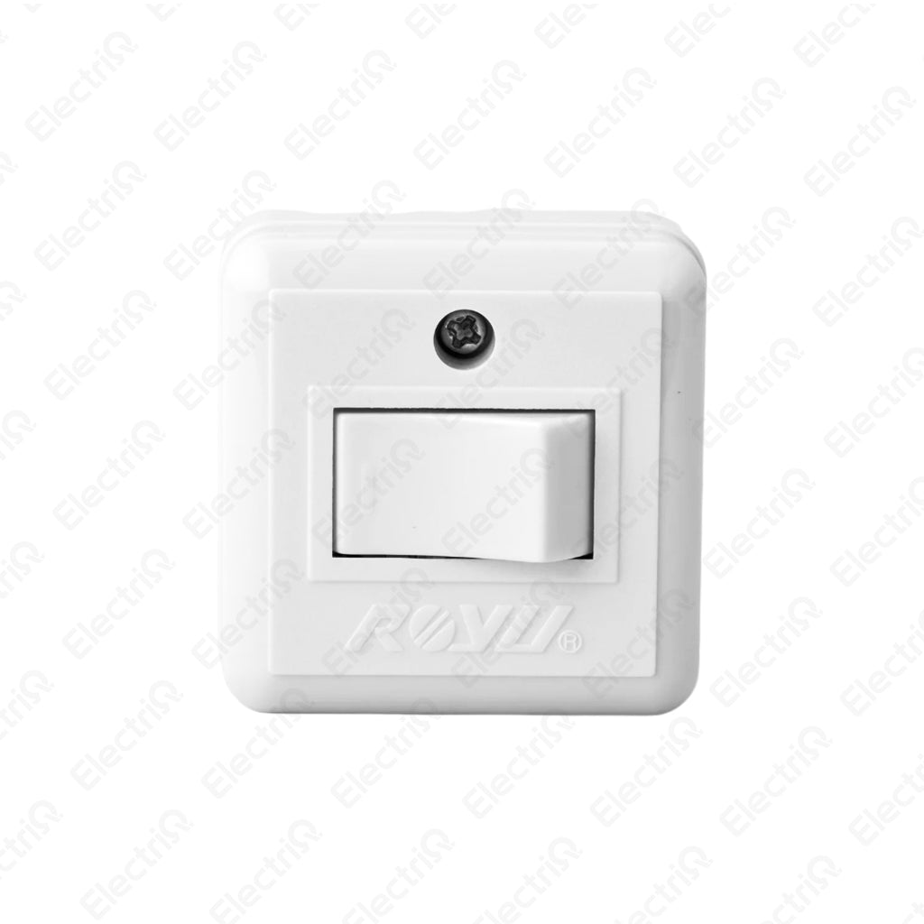 Electriq Royu Surface Mounted Snap Switch 1 Gang 10A 250V Electrical Switch