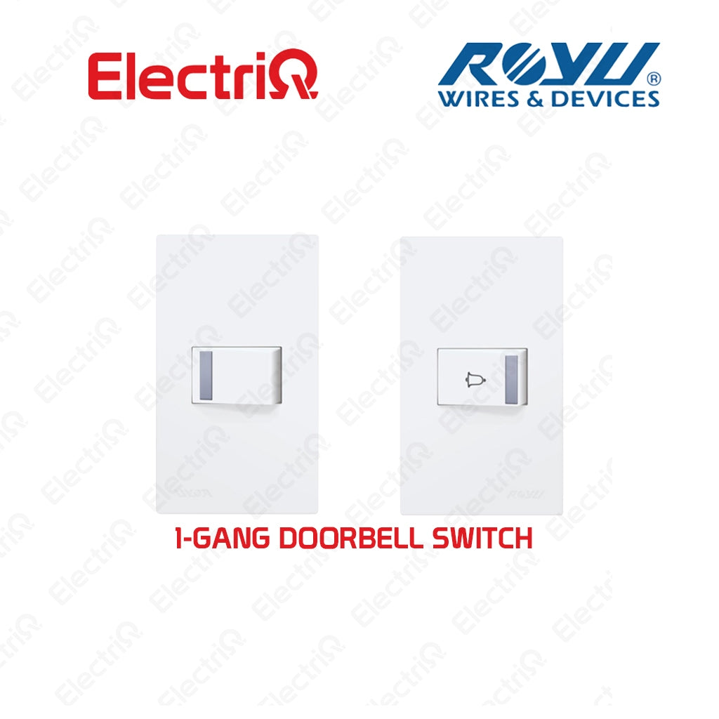 Electriq Royu Super Wide Series Electrical Switches & Outlet WD / WS Series Universal Outlet Switch