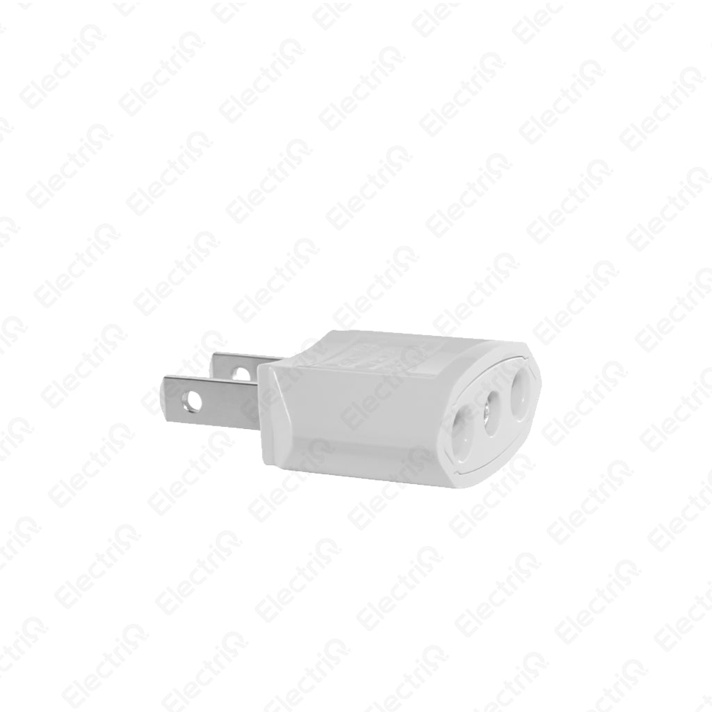 Electriq Omni Round to Flat Regular Adapter 6A 250V Plug Converter