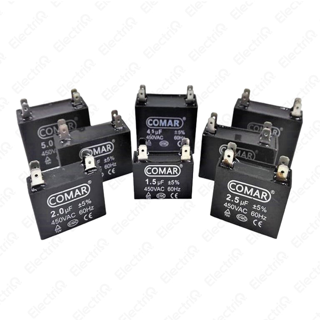 Electriq CBB61 Running Capacitor 4-Terminal 450VAC ±5% Motor Fan Capacitor