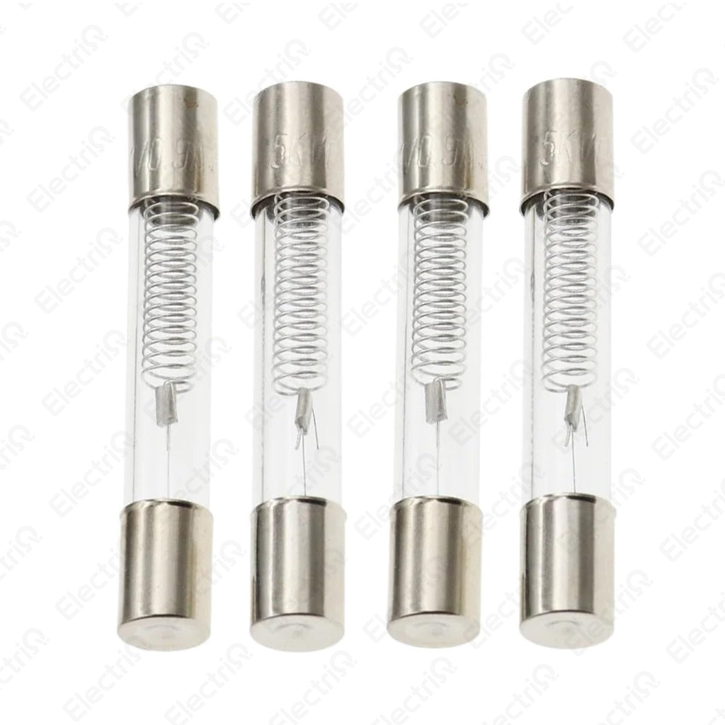Electriq 0.9A Microwave High Voltage Fuse 5KV 6.5x40mm Glass Tube Replacement