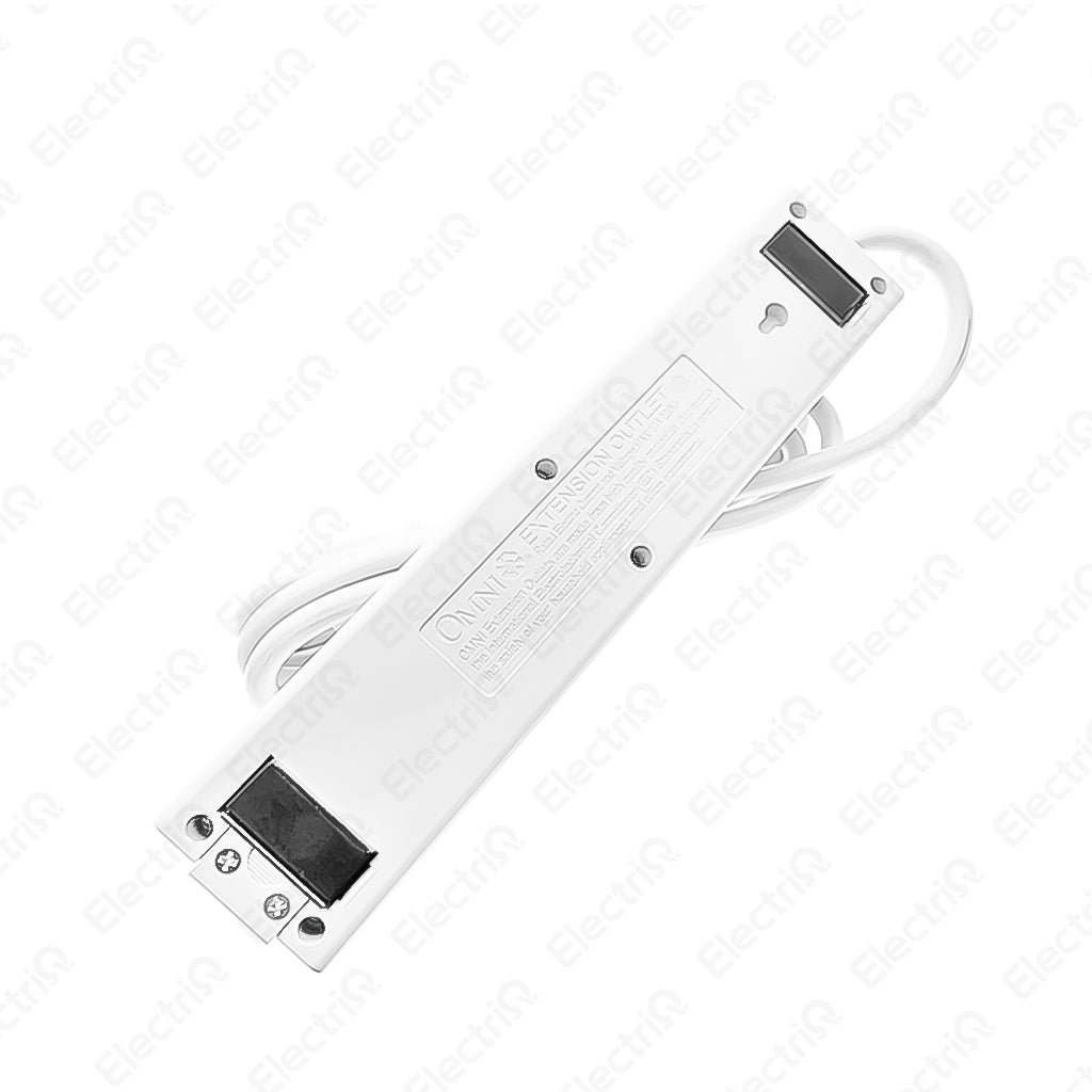 Electriq Omni Extension Cord Set with Magnet & Switch 5 Gang 1.83M 2500W Power Strip