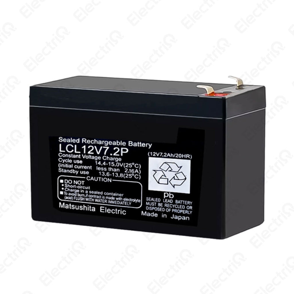 Electriq 12V 7.2AH / 20HR UPS Sealed Rechargeable Battery