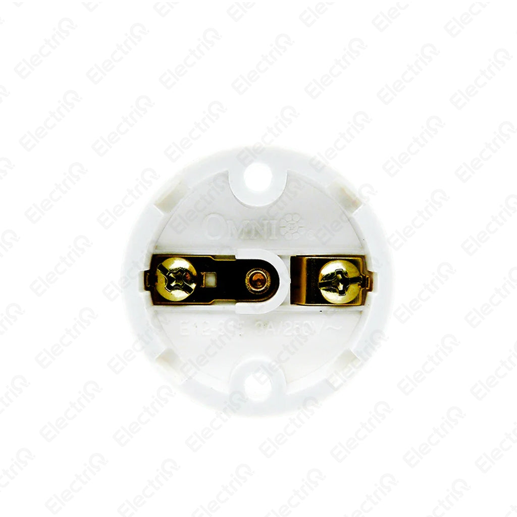 Electriq Omni E12/E14 Candelabra Socket 3A 250V Heat Resistant Lamp Holder