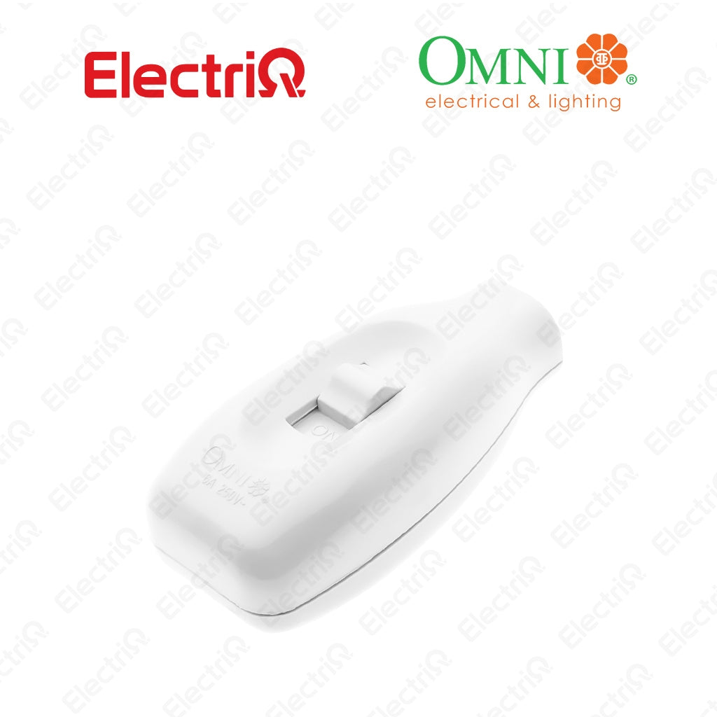 Electriq Omni Pendant Switch 6A 250V Heavy Duty Lamp Cord Switch