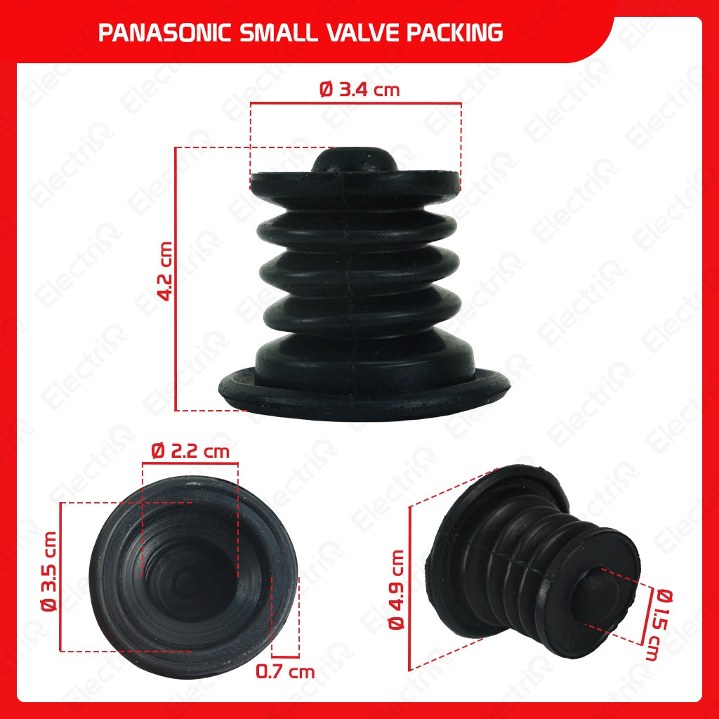 Electriq Drain Valve Water Blocking Seal Rubber Pad for Washing Machine Replacement