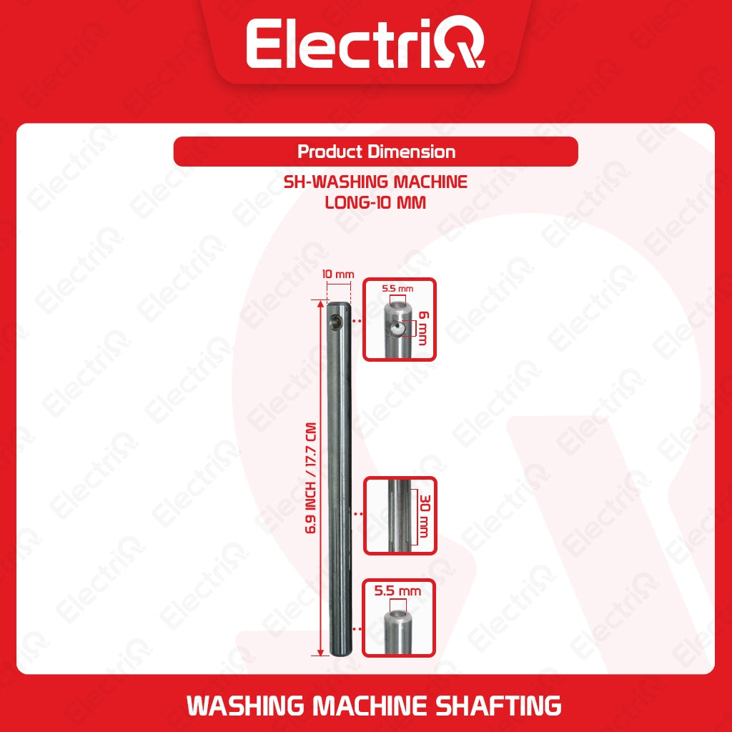 Electriq Washing Machine Shafting 10mm / 12mm S / M / L Replacement Spare Part