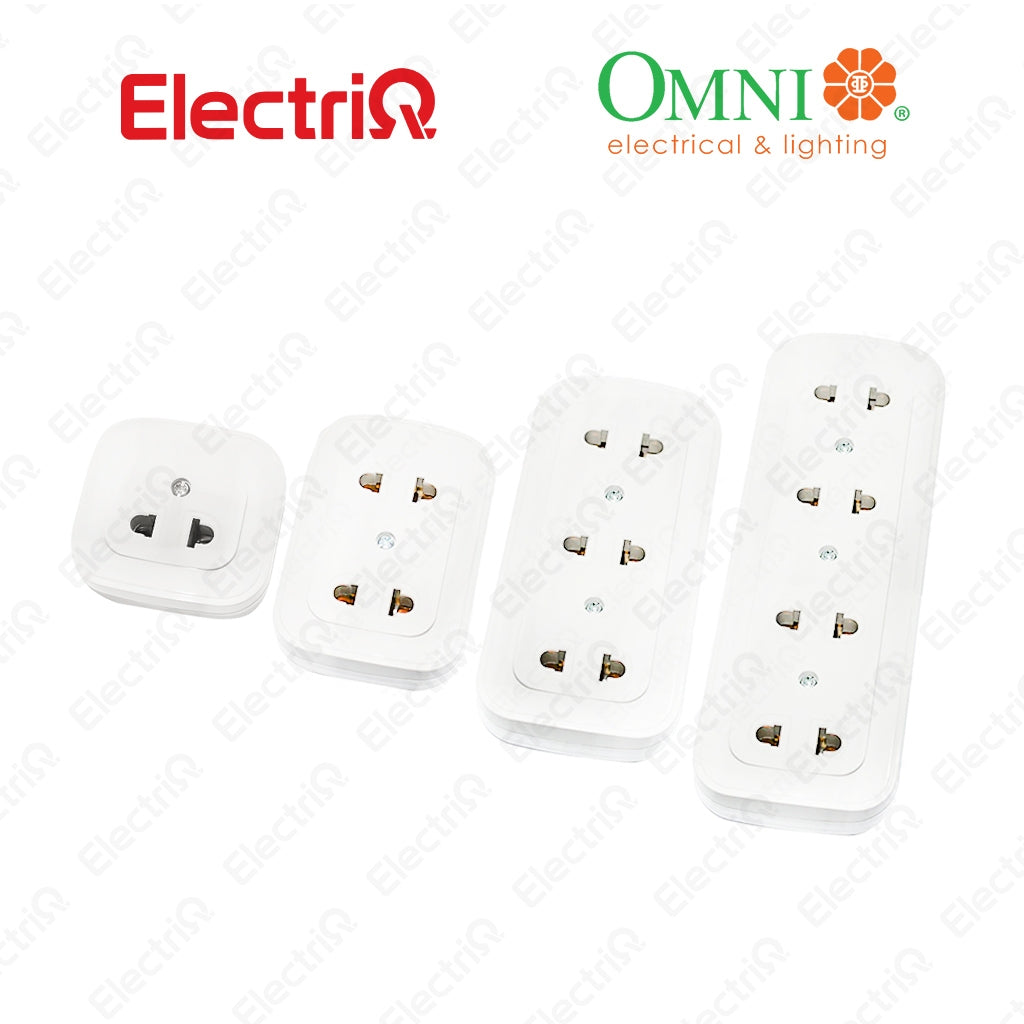Electriq Omni Surface Convenience Outlet 1/2/3/4 Gang WSO Series 10A 250V Heavy Duty Socket