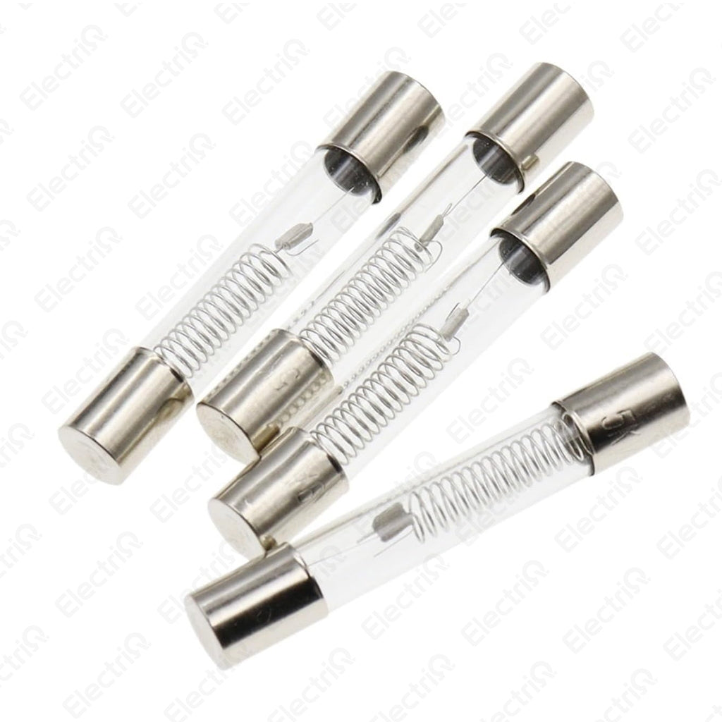 Electriq 0.9A Microwave High Voltage Fuse 5KV 6.5x40mm Glass Tube Replacement
