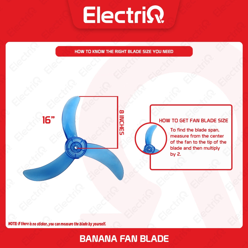 Electriq 16” Transparent Fan Blade (O-Type) for Asahi Electric Fan