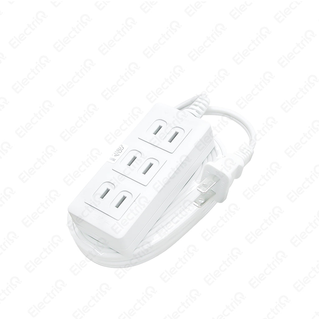 Electriq Omni Eco Extension Cord 3-Gang 4M 15A 250V Heavy Duty Power Extension