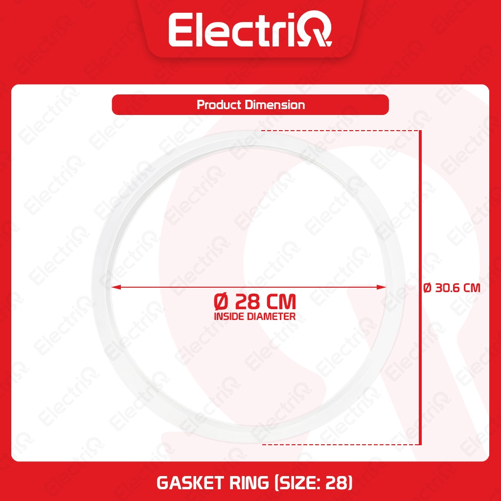 Electriq Universal Pressure Cooker Silicone Gasket Seal Ring Rubber Replacement