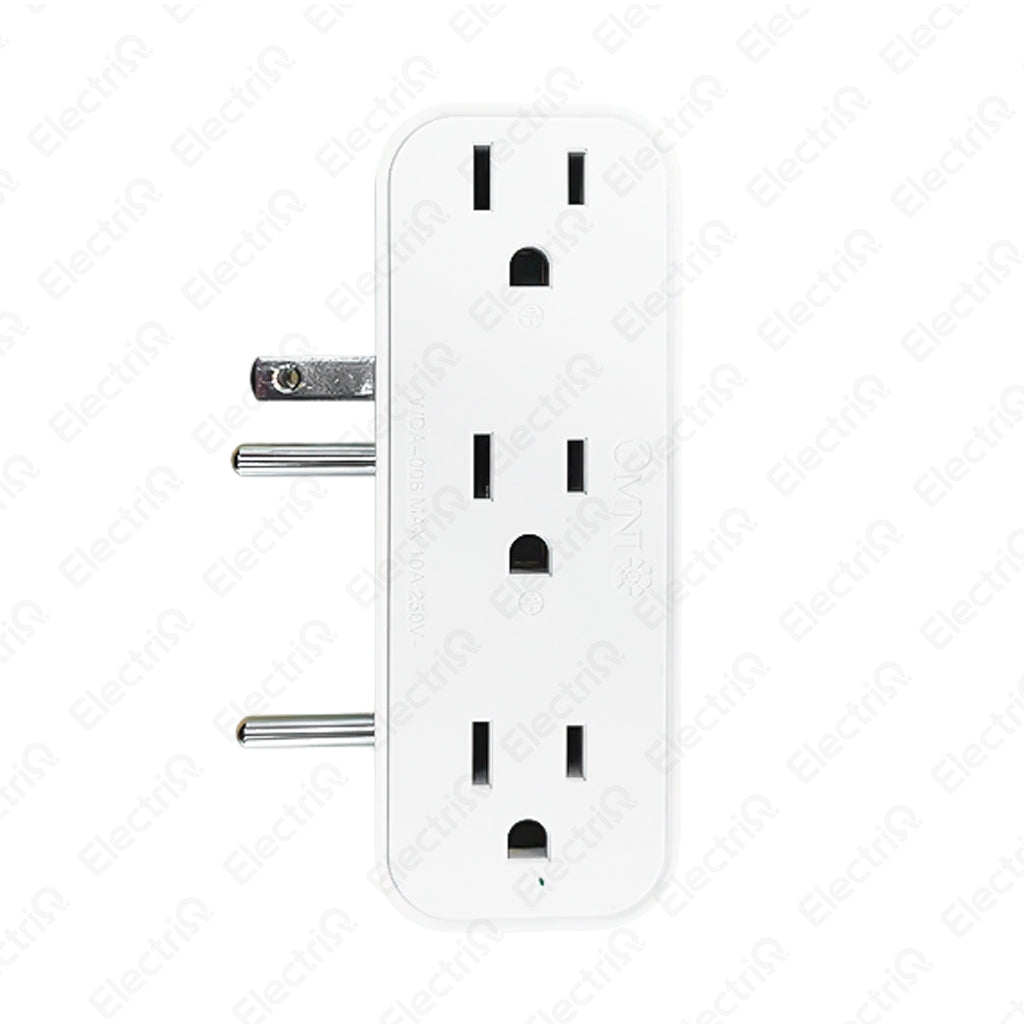 Electriq Omni Side Access Multiple Socket Adapter 4/6 Gang WDA Series 10A 250V Heavy Duty Extension Adapter