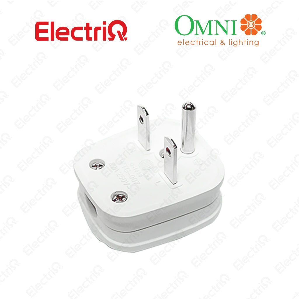 Electriq Omni Heavy Duty Ground Plug & Tandem Ground Plug 20A 250V with Grounding