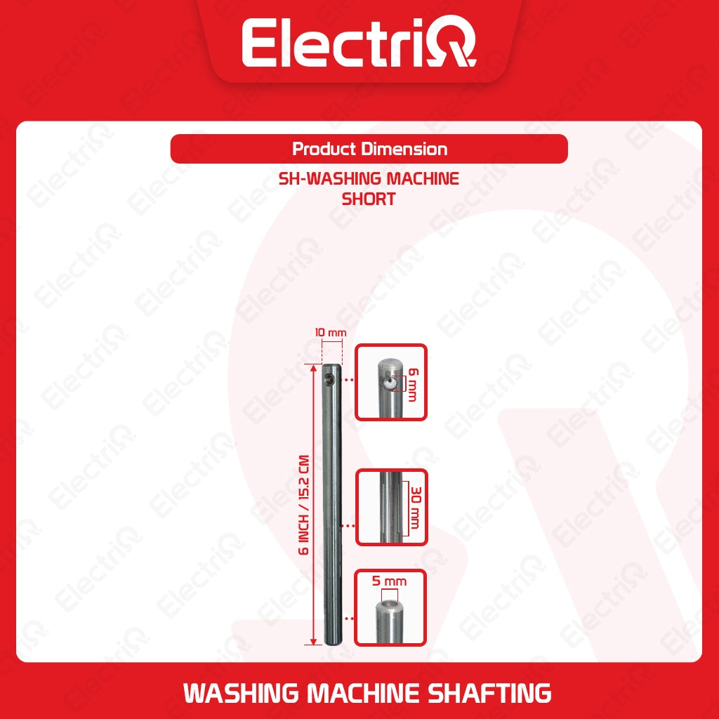Electriq Washing Machine Shafting 10mm / 12mm S / M / L Replacement Spare Part