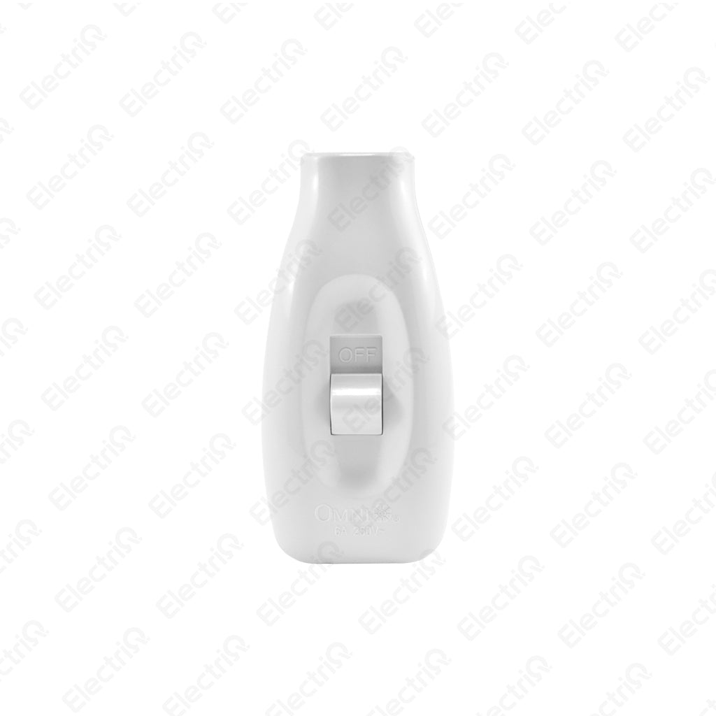 Electriq Omni Pendant Switch 6A 250V Heavy Duty Lamp Cord Switch