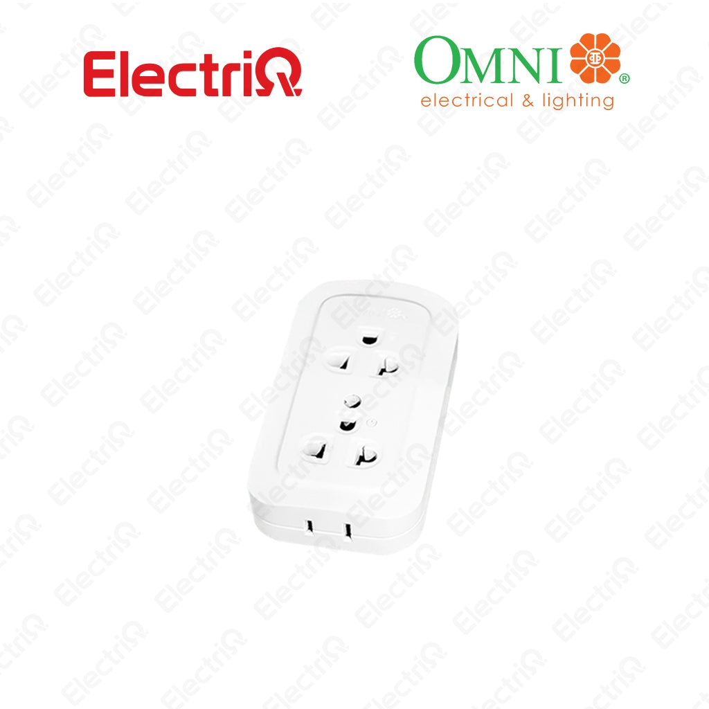 Electriq Omni Surface Convenience Outlet 2-Gang / 3-Gang 10A 250V Heavy Duty