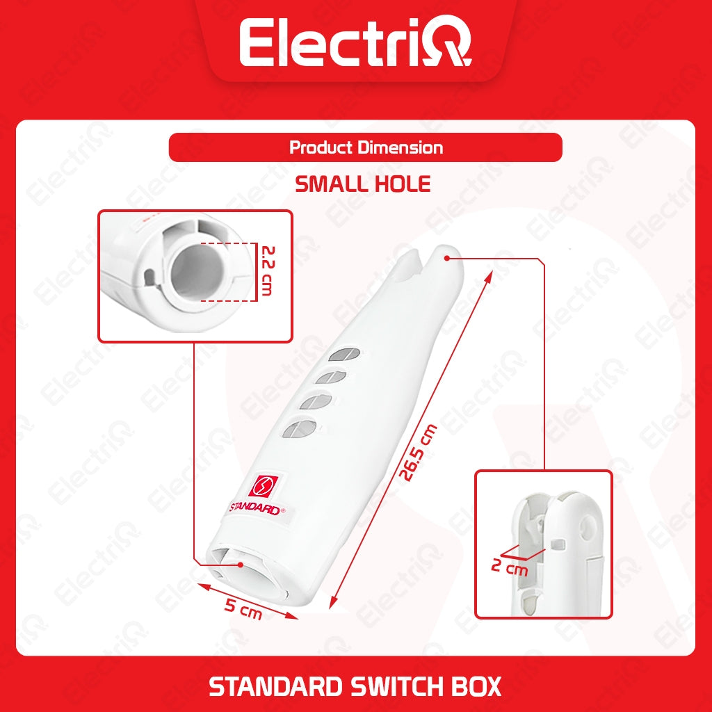 Electriq Replacement Switch Box for Standard Small/Big Hole Electric Fan Spare Parts Only