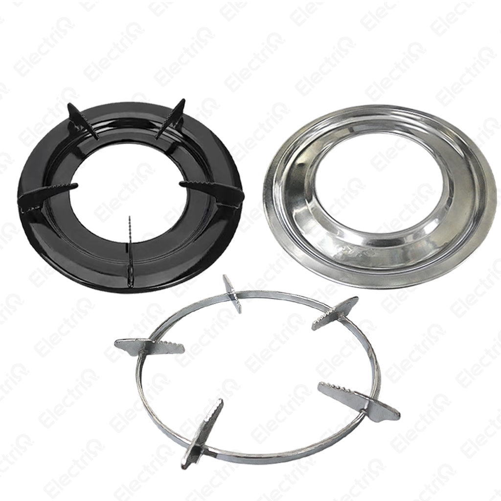 Electriq Universal Gas Stove Burner Rack Stand Plate 23cm Non-Slip Hob Support