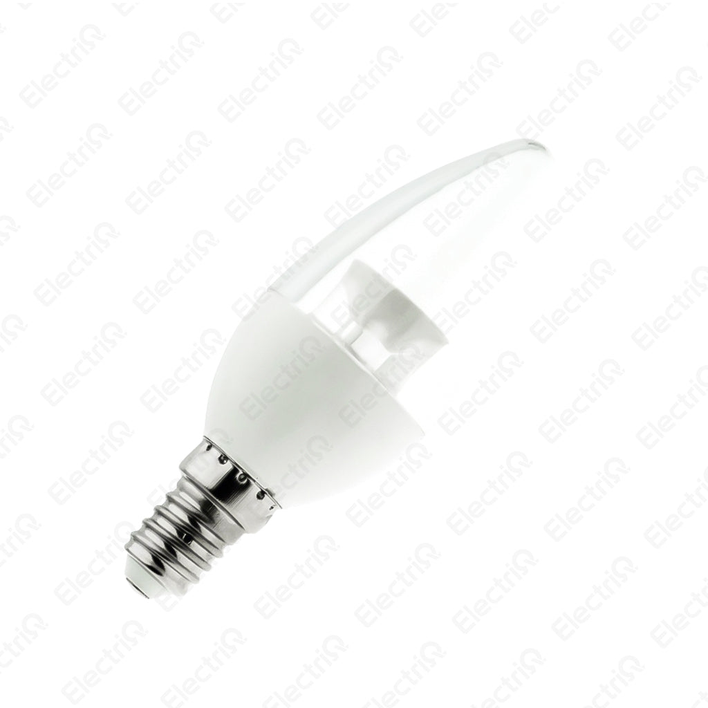 Electriq Omni LED Clear Candle Bulb 4W E14 Daylight 6500K