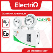 Electriq Omni LED Automatic Emergency Flashlight with Overcharge Protection