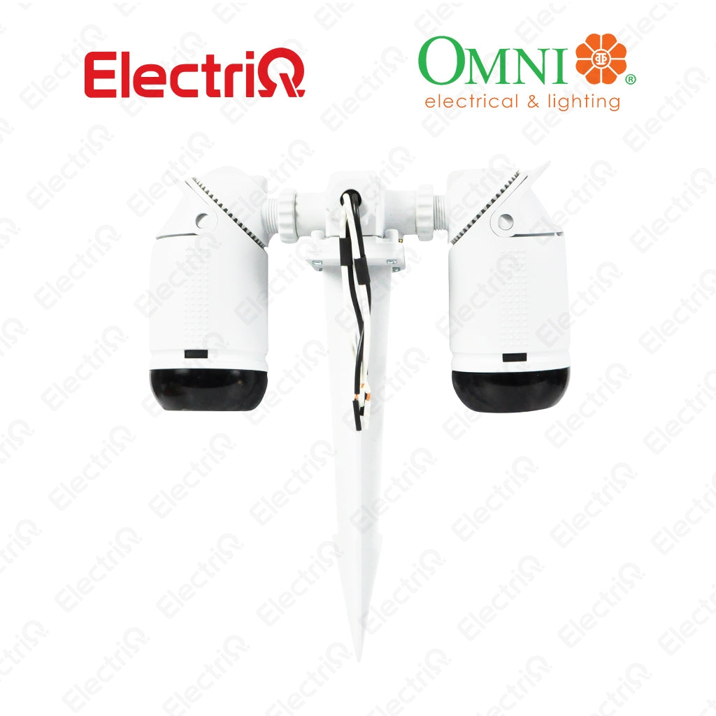 Electriq Omni Deluxe Weatherproof Twin Lampholder IP65 Gardening Lamp Holder 250V