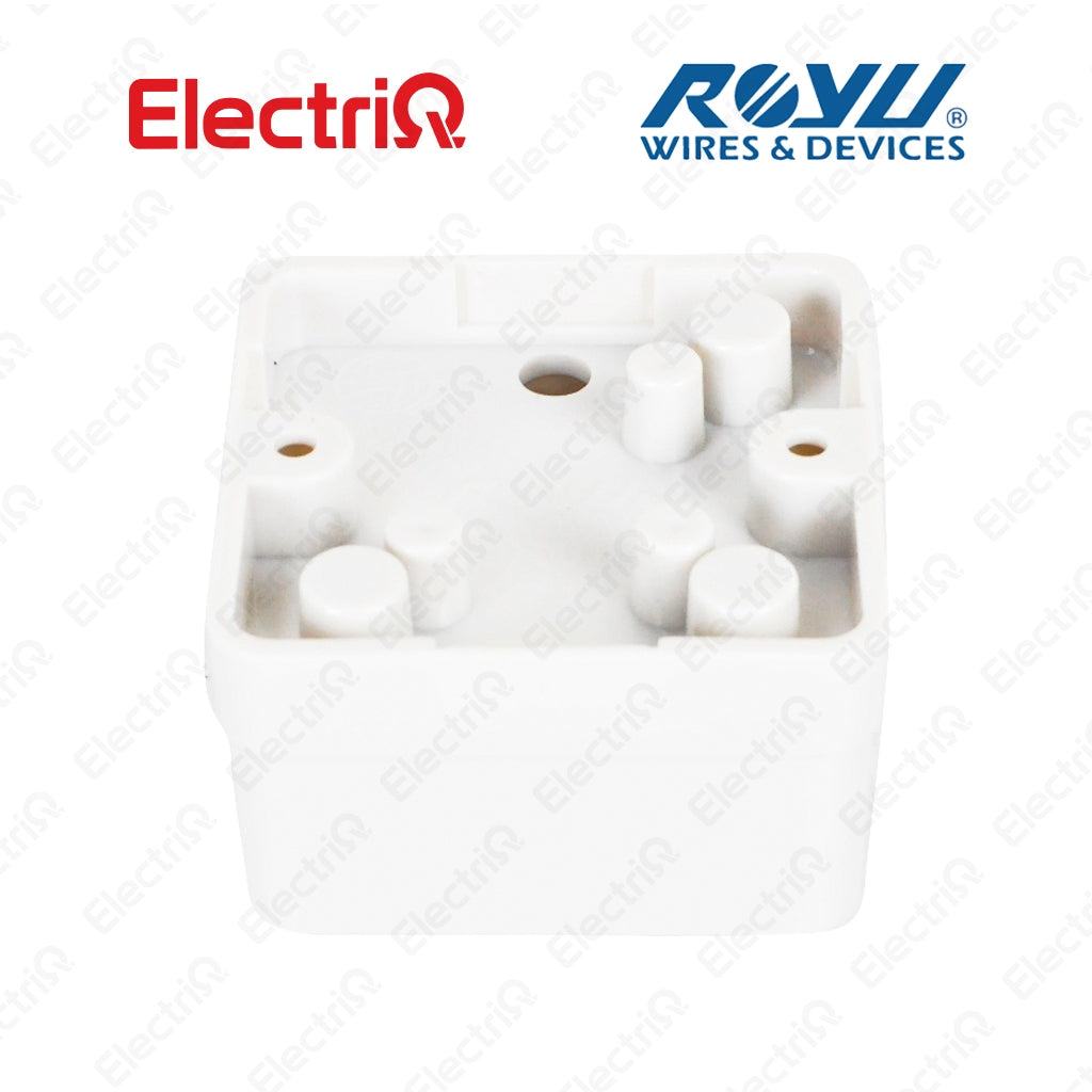 Electriq Royu Surface Single Tandem Outlet 20A 250V