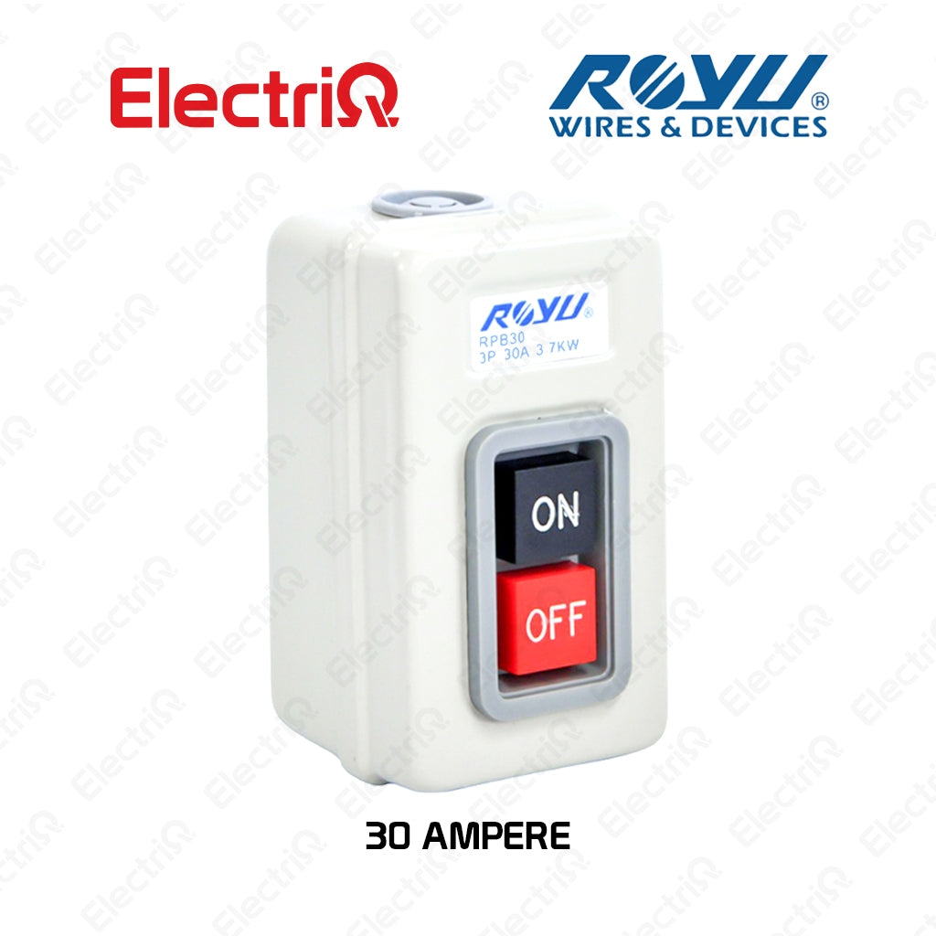 Electriq Royu Push Button Switch 30A 220V