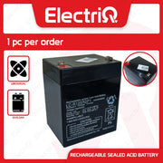 Electriq 12V 5AH UPS Battery Sealed Lead Acid Rechargeable Deep Cycle Battery