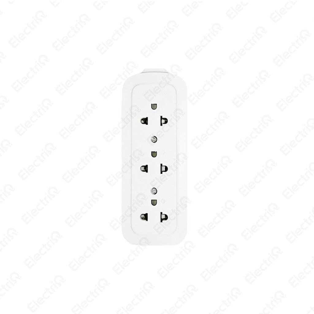 Electriq Omni Surface Convenience Outlet 2-Gang / 3-Gang 10A 250V Heavy Duty