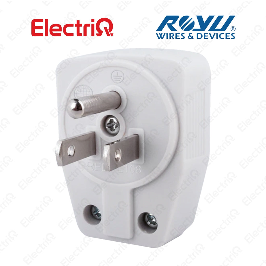 Electriq Royu Heavy Duty Plug with Grounding 20A 250V REDPL108 Electrical Power Plug