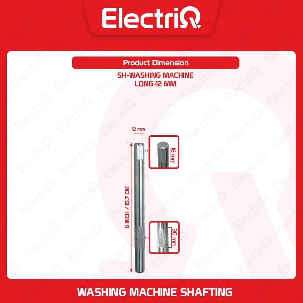Electriq Washing Machine Shafting 10mm / 12mm S / M / L Replacement Spare Part
