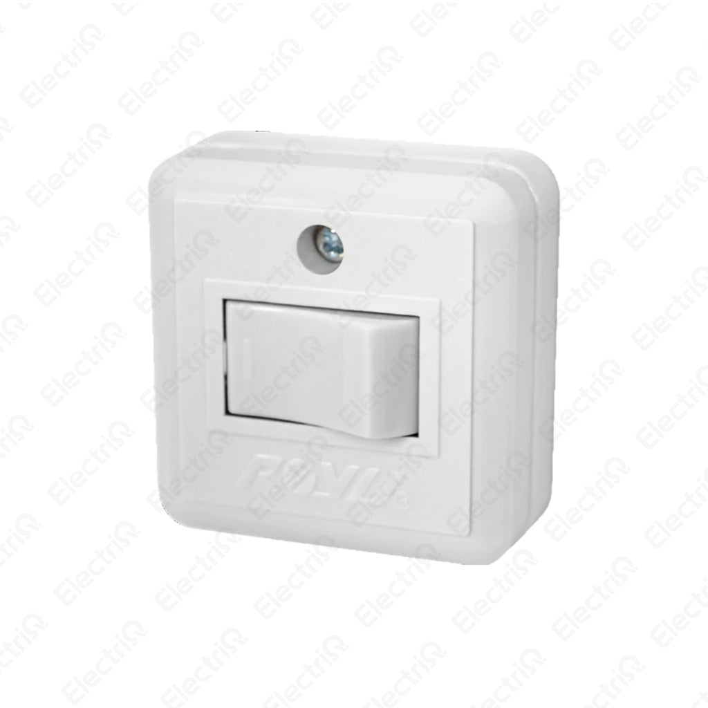Electriq Royu Surface Mounted Snap Switch 1 Gang 10A 250V Electrical Switch