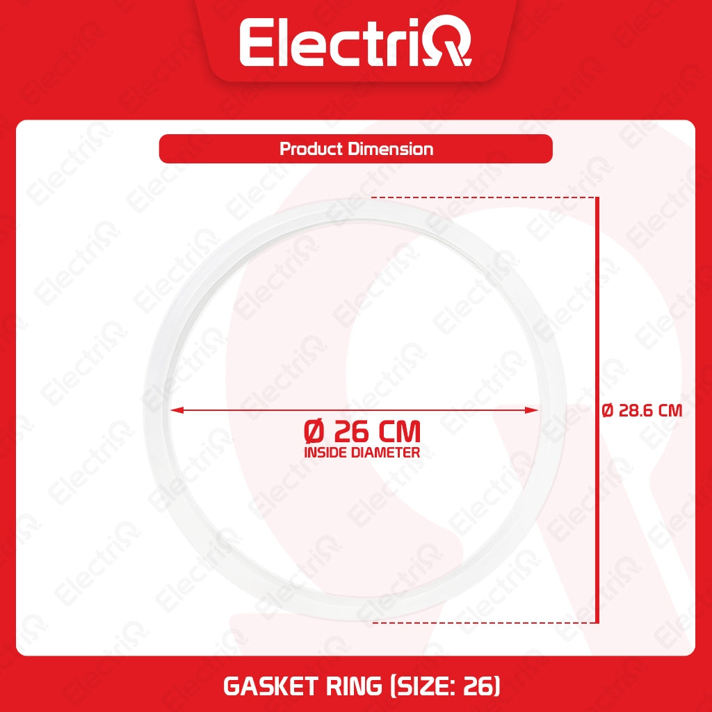 Electriq Universal Pressure Cooker Silicone Gasket Seal Ring Rubber Replacement