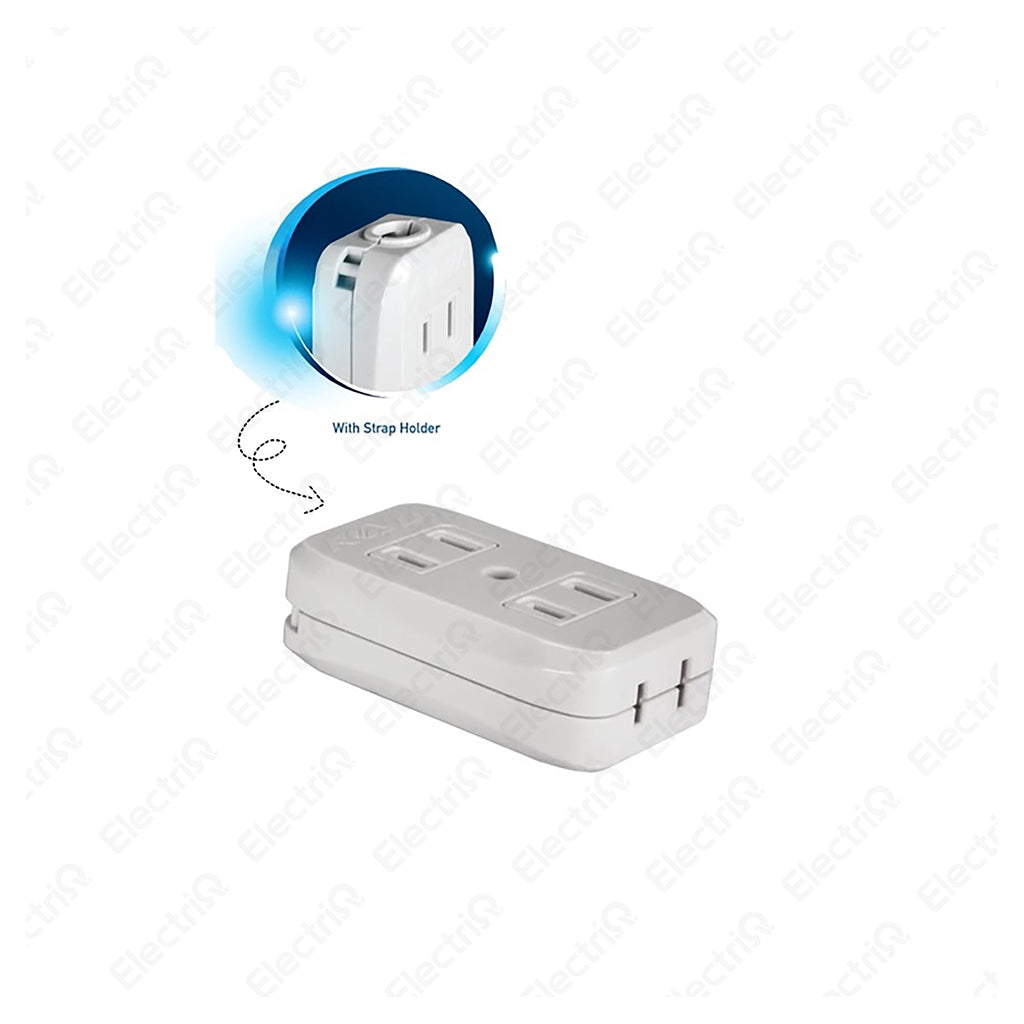 Electriq Royu Surface Type Flat Pin Outlet 2+1 / 3+1 / 4+1 Gang 10A 250V