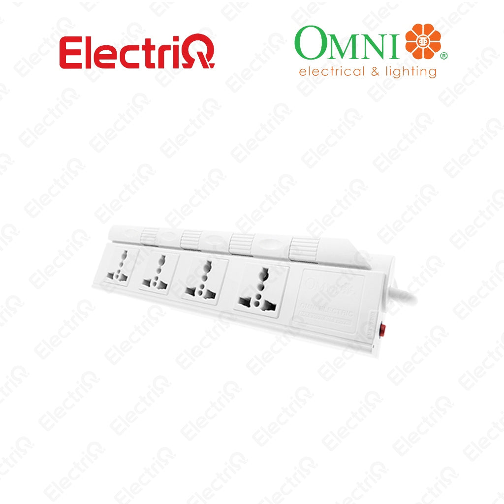 Electriq Omni Extension Power Cord with Individual Switch 4/5/6 Gang 1.83M 2500W Heavy Duty Power Strip