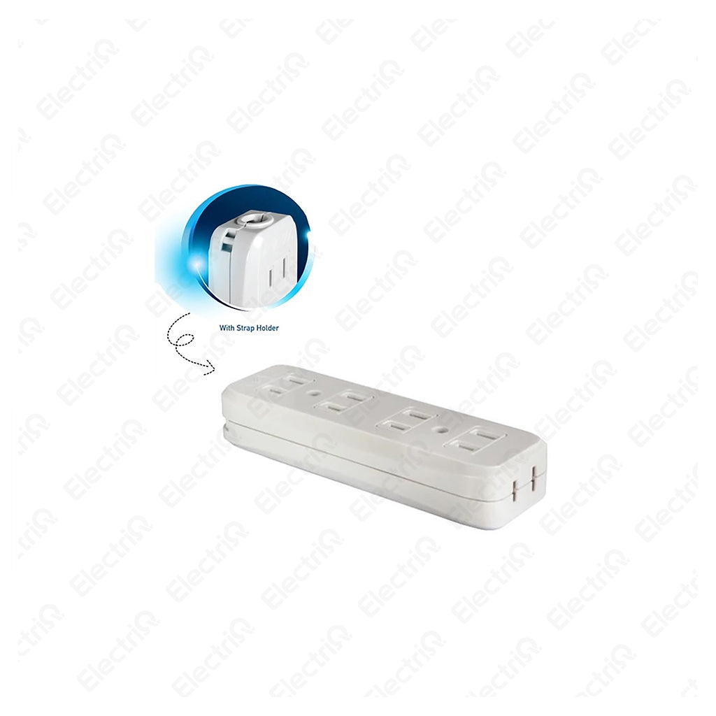 Electriq Royu Surface Type Flat Pin Outlet 2+1 / 3+1 / 4+1 Gang 10A 250V
