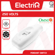 Electriq Omni Pendant Switch 6A 250V Heavy Duty Lamp Cord Switch