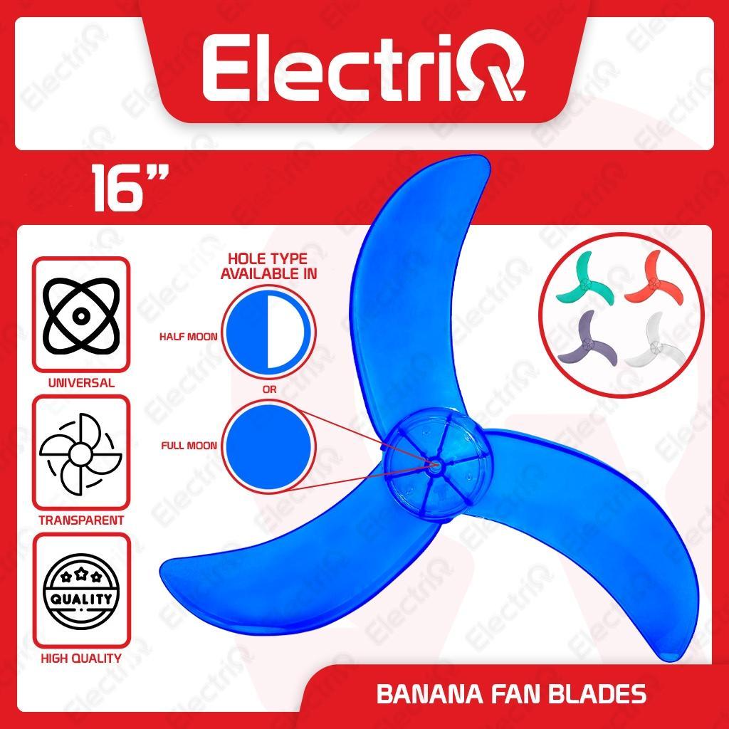 Electriq Universal Banana Type 16" Transparent Fan Blade Replacement Part