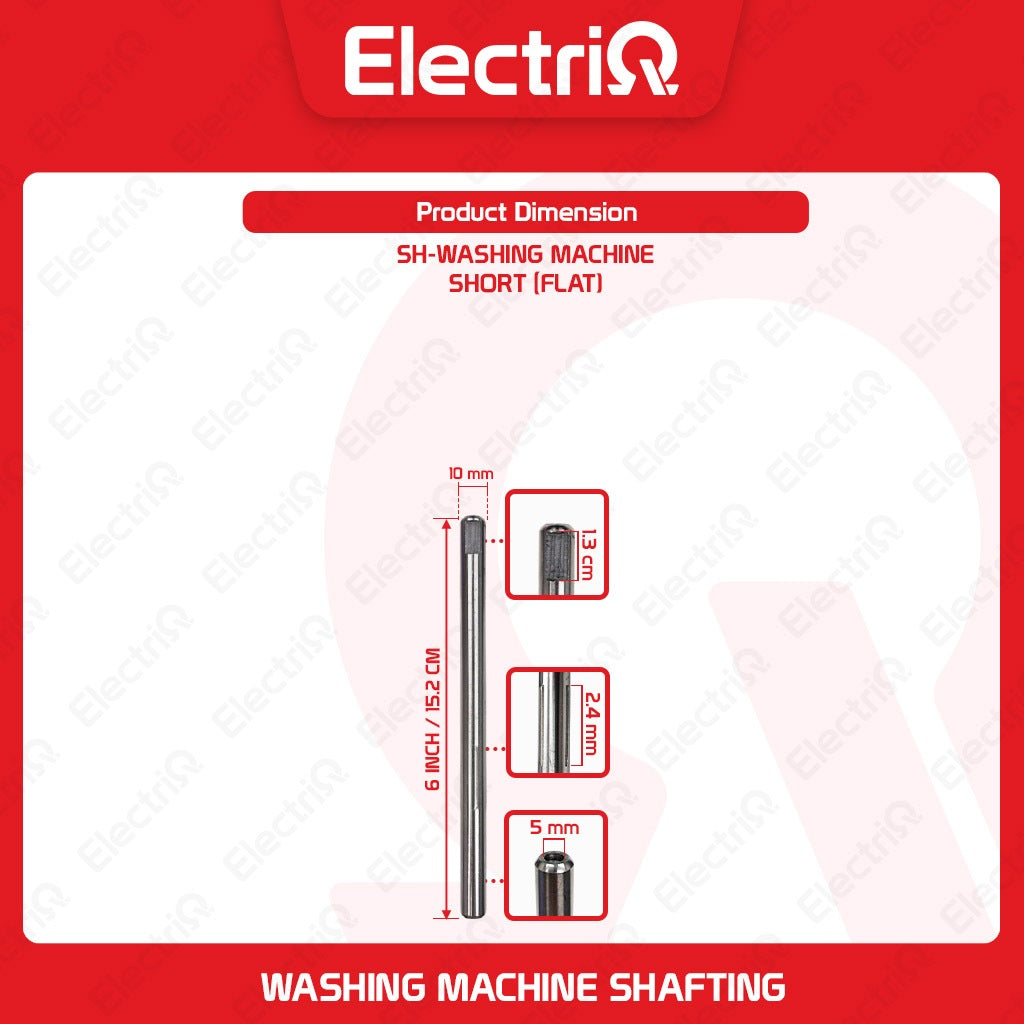 Electriq Washing Machine Shafting 10mm / 12mm S / M / L Replacement Spare Part
