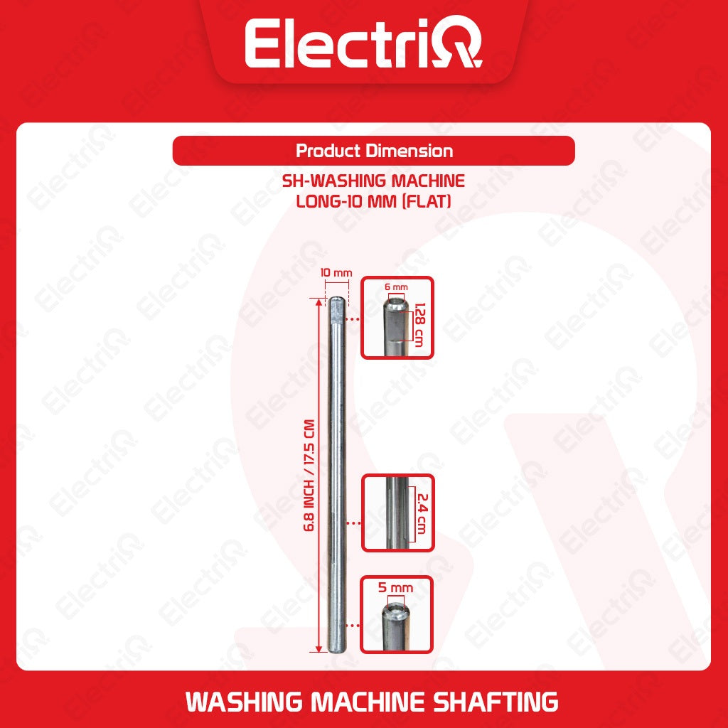 Electriq Washing Machine Shafting 10mm / 12mm S / M / L Replacement Spare Part