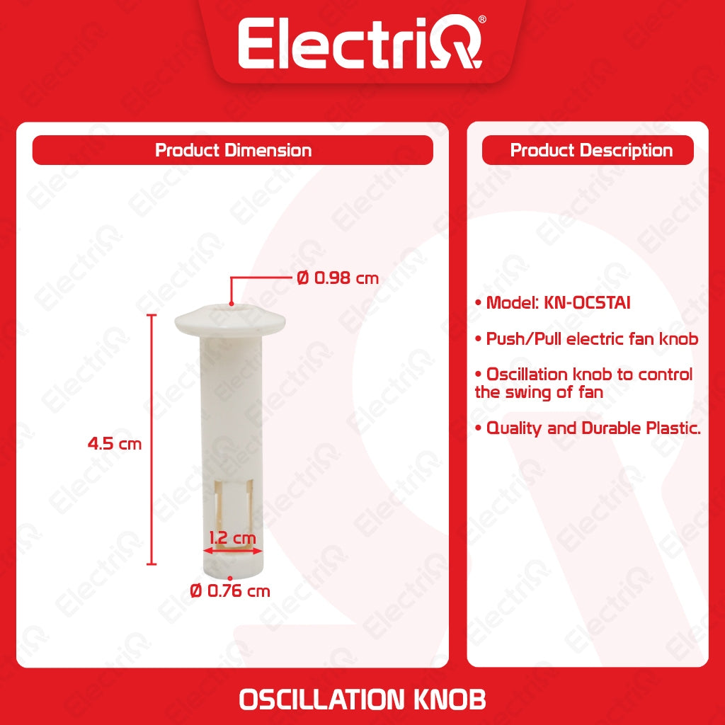 Electriq Universal Oscillation Swing Knob for Electric Fan
