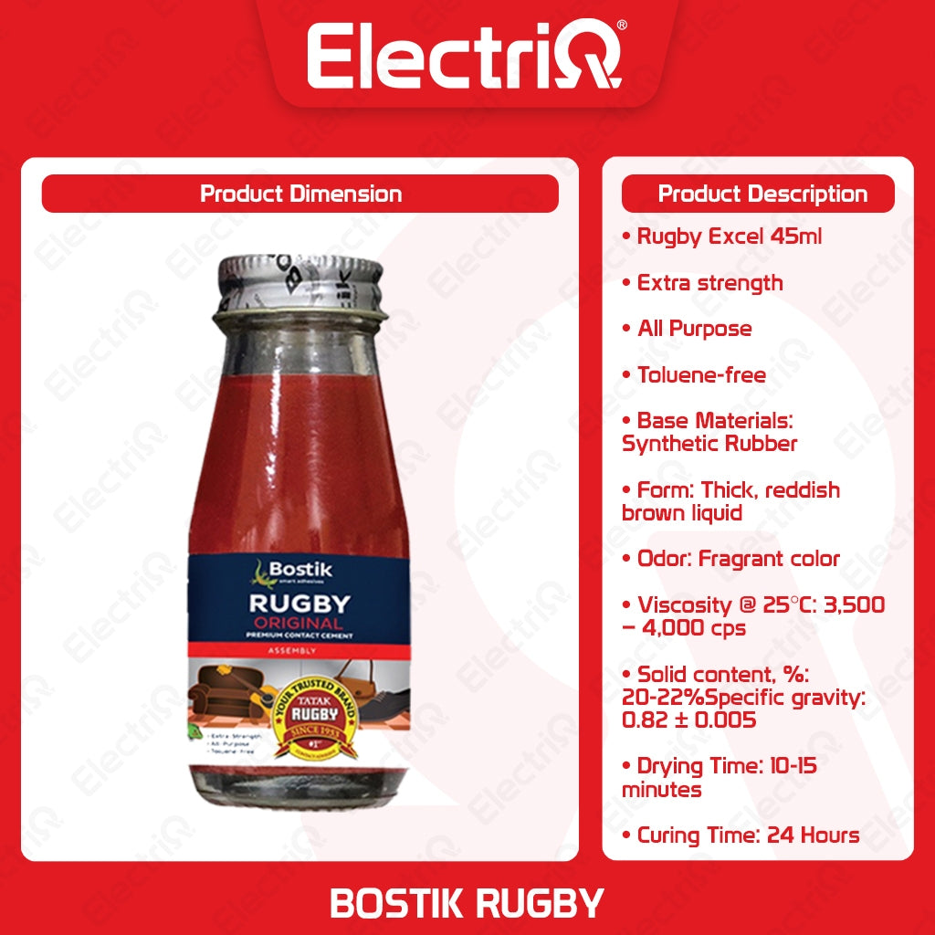 Electriq l Rugby Excel Contact Cement 45/300ml