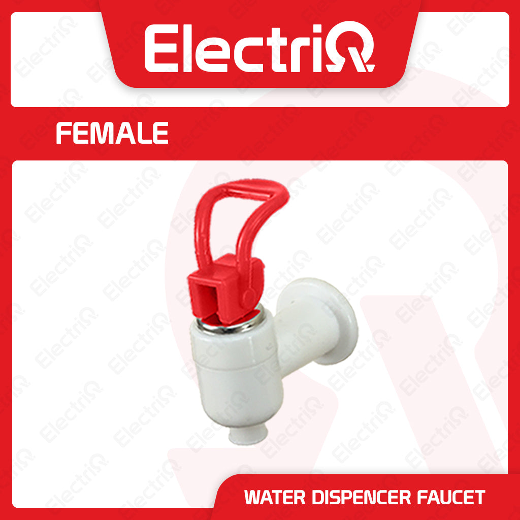 Electriq Water Dispenser Faucet (Male & Female Inlet) PVC Jug Tap Replacement – Hot/Cold