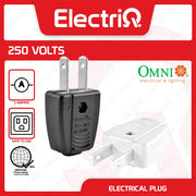 Electriq Omni Electrical Plug WEP-001 3A 250V Heavy Duty Safety Plug