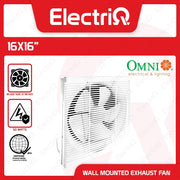 Electriq Omni Wall Mounted Exhaust Fan 12" 50W 230V