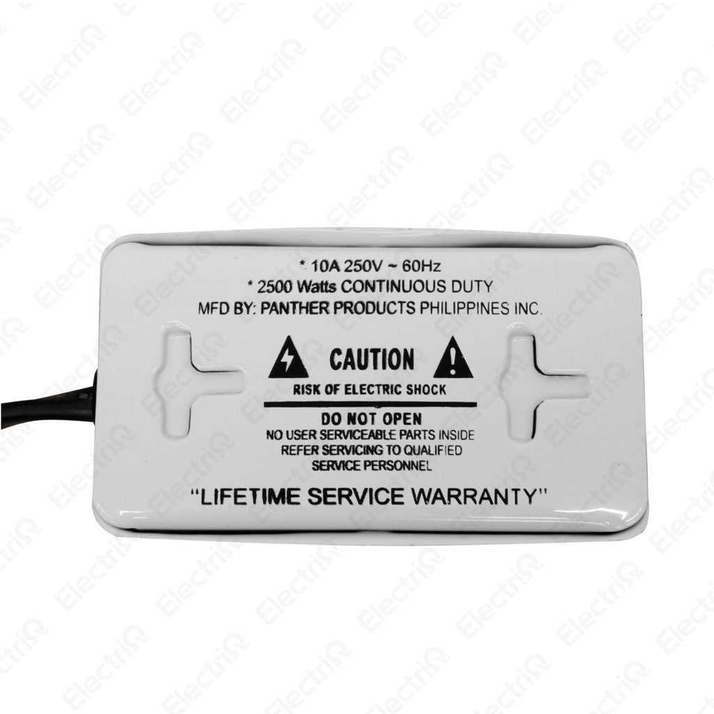 Electriq Panther 3M Power Extension Cord with Switch & Breaker 2-Outlet