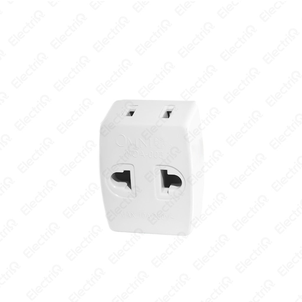 Electriq Omni Octopus Adapter Triple Tap 10A 250V Flat Pin Socket Adapter